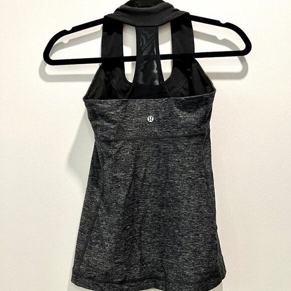 Lululemon Athletica Luon Sleeveless Scoop Neck Tank Top | Built In Bra - Picture 5 of 7